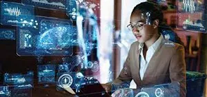 Electronic health record showing predictive health alerts on screen