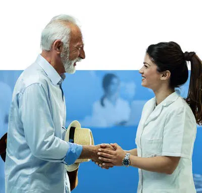Symbolic image of caring hands supporting health and wellness