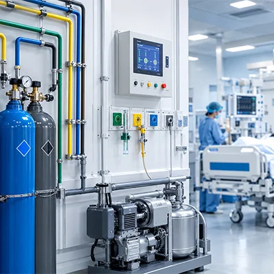 Medical Gases and Vacuum Systems in Hospitals - Safe and Cost-Effective Clinical Applications
