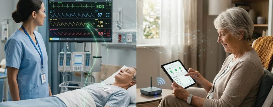 Leveraging Technology for Remote Patient Monitoring in Hospital and Home Settings